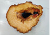 Wooden Fruit Bowl Hand Carved / Maple Burl Wood